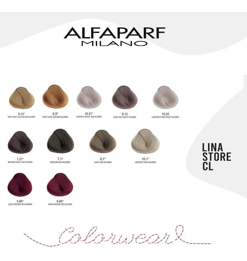 Tintura Alfaparf Colorwear Sin Amoníaco 60ml + Activador 90ml
