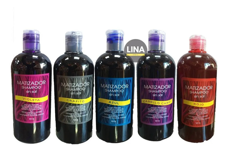 Pack 10 Shampoo Matizadores Profesionales - Neutralización y Color Intensivo