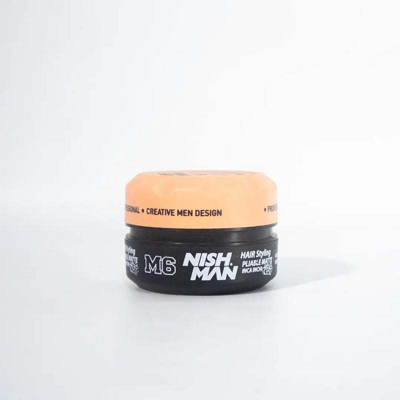 Cera Nishman M6 Matte Hair Styling con Inca Inchi - Fijación Fuerte 100ml