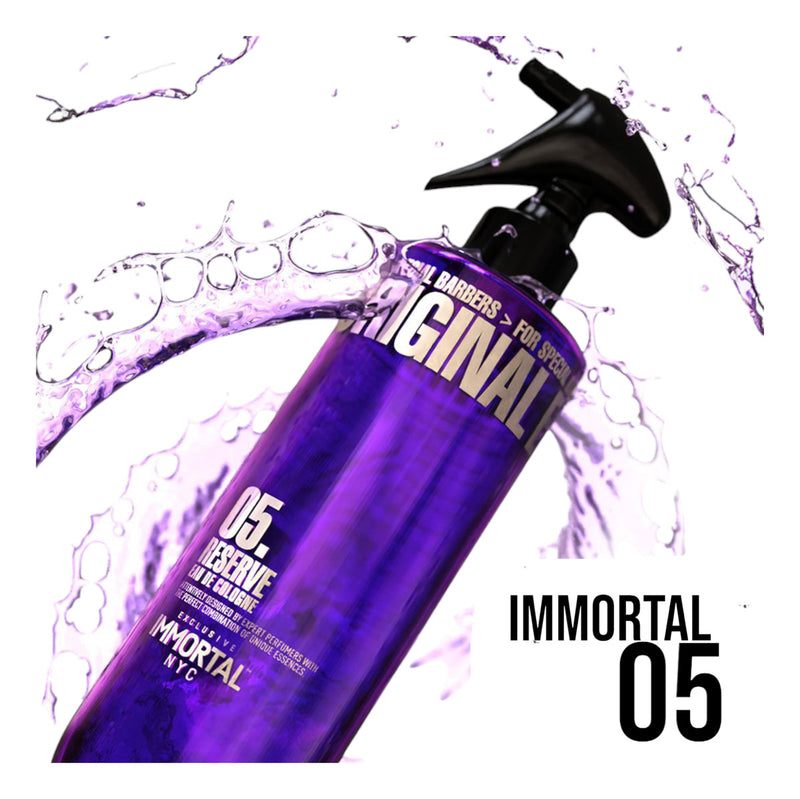 After Shave Colonia Immortal NYC 05 Reserve - Hidratación y Aroma Vainilla 500ml