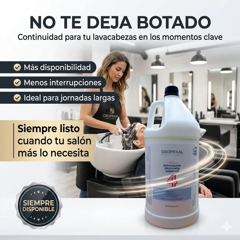 Shampoo Reparación Profunda 4l Cabello Dañado