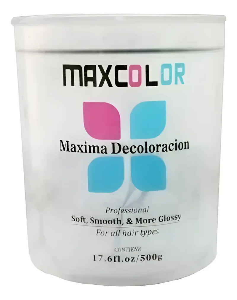 Decolorante Maxcolor 500g Polvo Profesional Aclarado Cabello