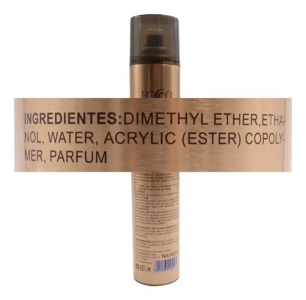 Laca Rocco Fijación Extra Fuerte 8+ Profesional - Spray 450ml Estilista