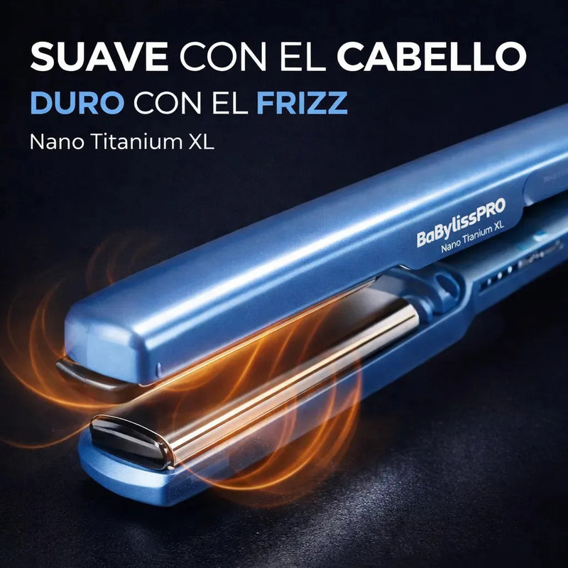 Plancha Alisadora Cabello Babyliss Profesiona Placas Titanio