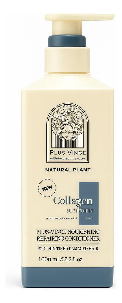 Kit Profesional Plus Vinge Collagen 1L - Shampoo + Acondicionador + Aceite Reparador