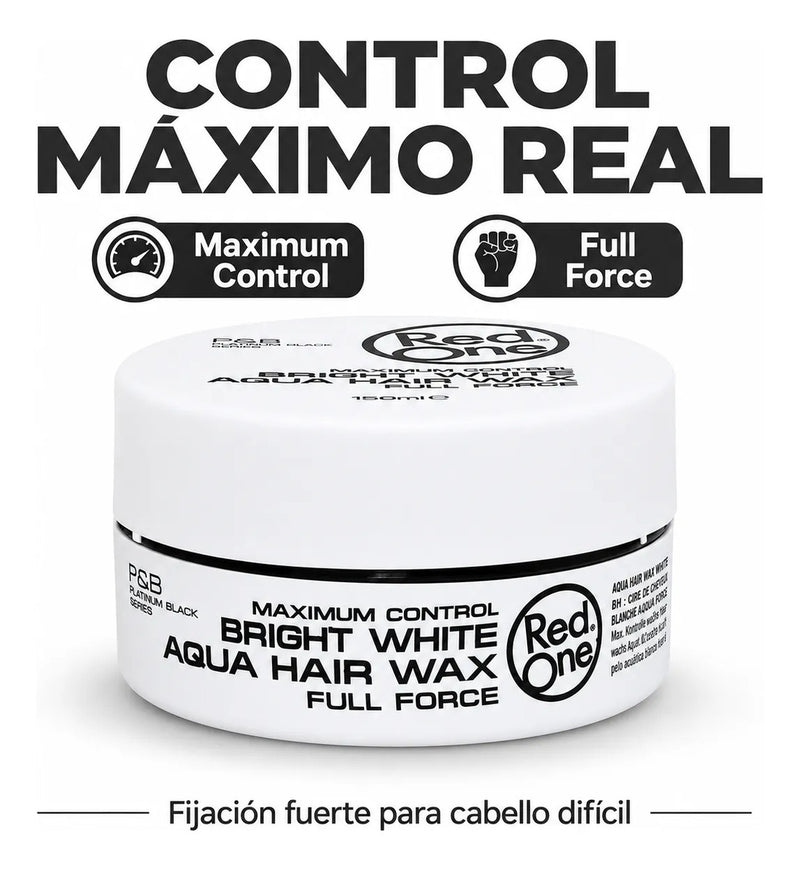 Cera Capilar Red One Bright White Control Fuerte 150ml