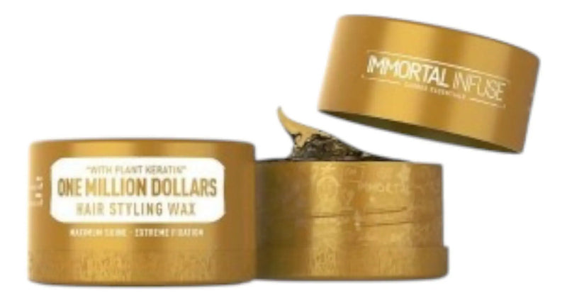 Cera Immortal Infuse One Million Dollars - Fijación Fuerte y Brillo Natural 150ml