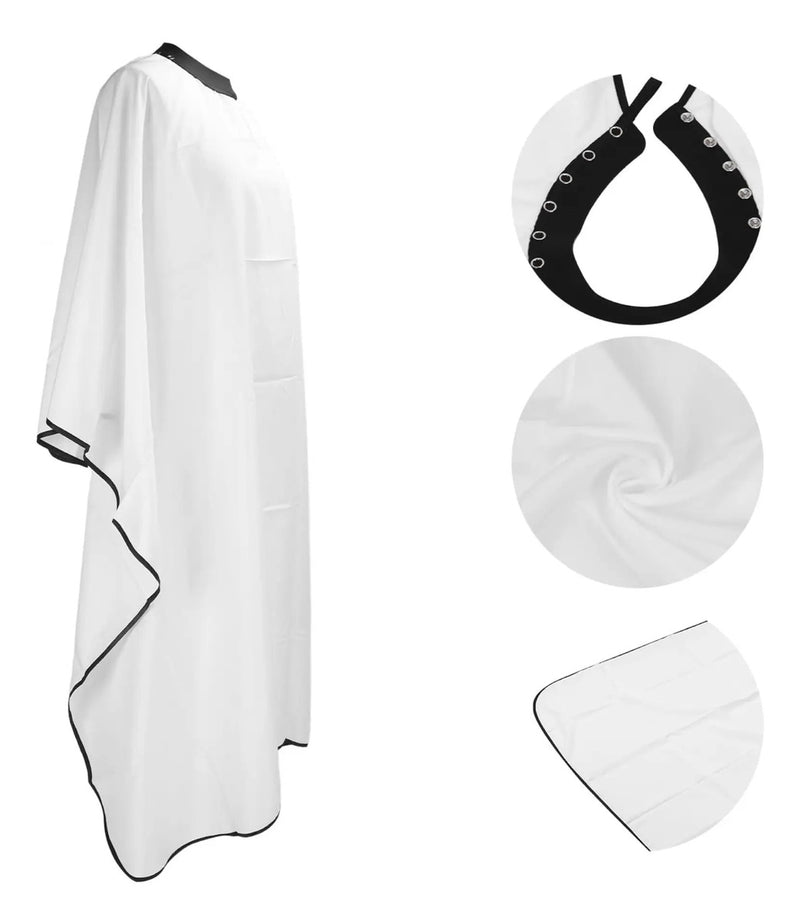 Capa de Barbero Profesional con Cuello de Silicona Antifiltración - 150x140 cm