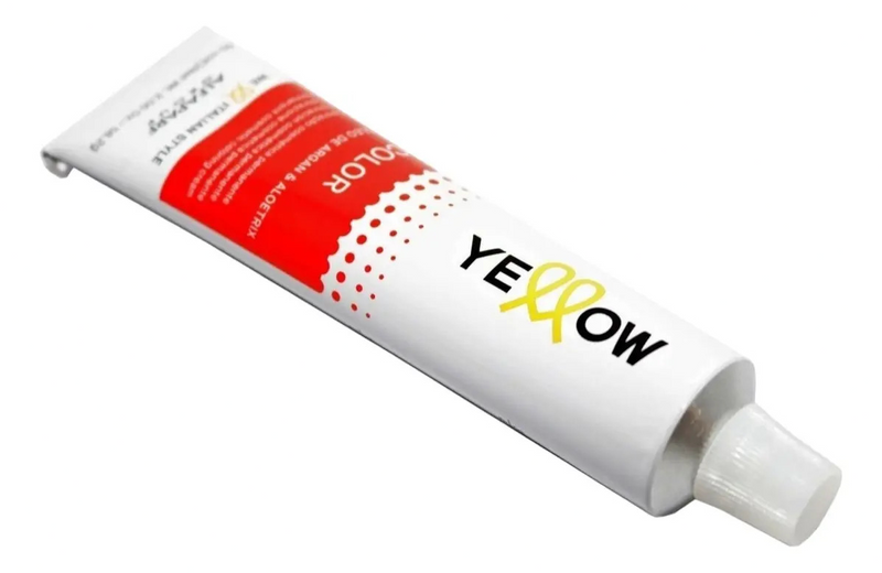 Tintura Yellow Alfaparf 100ml + Oxidante 150ml Permanente Profesional