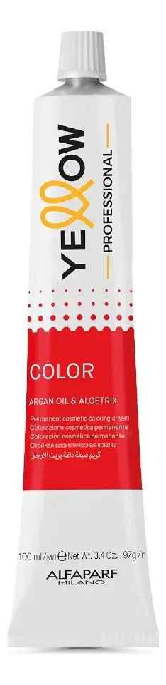 Tintura Yellow Alfaparf 100ml + Oxidante 150ml Permanente Profesional