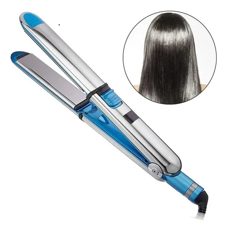 Plancha Alisadora y Onduladora Profesional - 750°F con Generador de Iones
