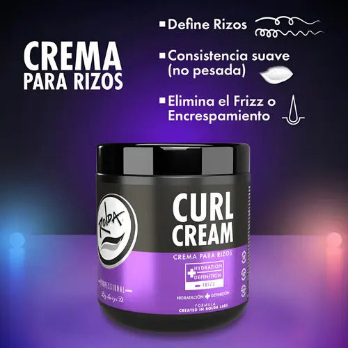 Crema de Rizos Rolda Curl Cream 500g - Definición e Hidratación Profunda