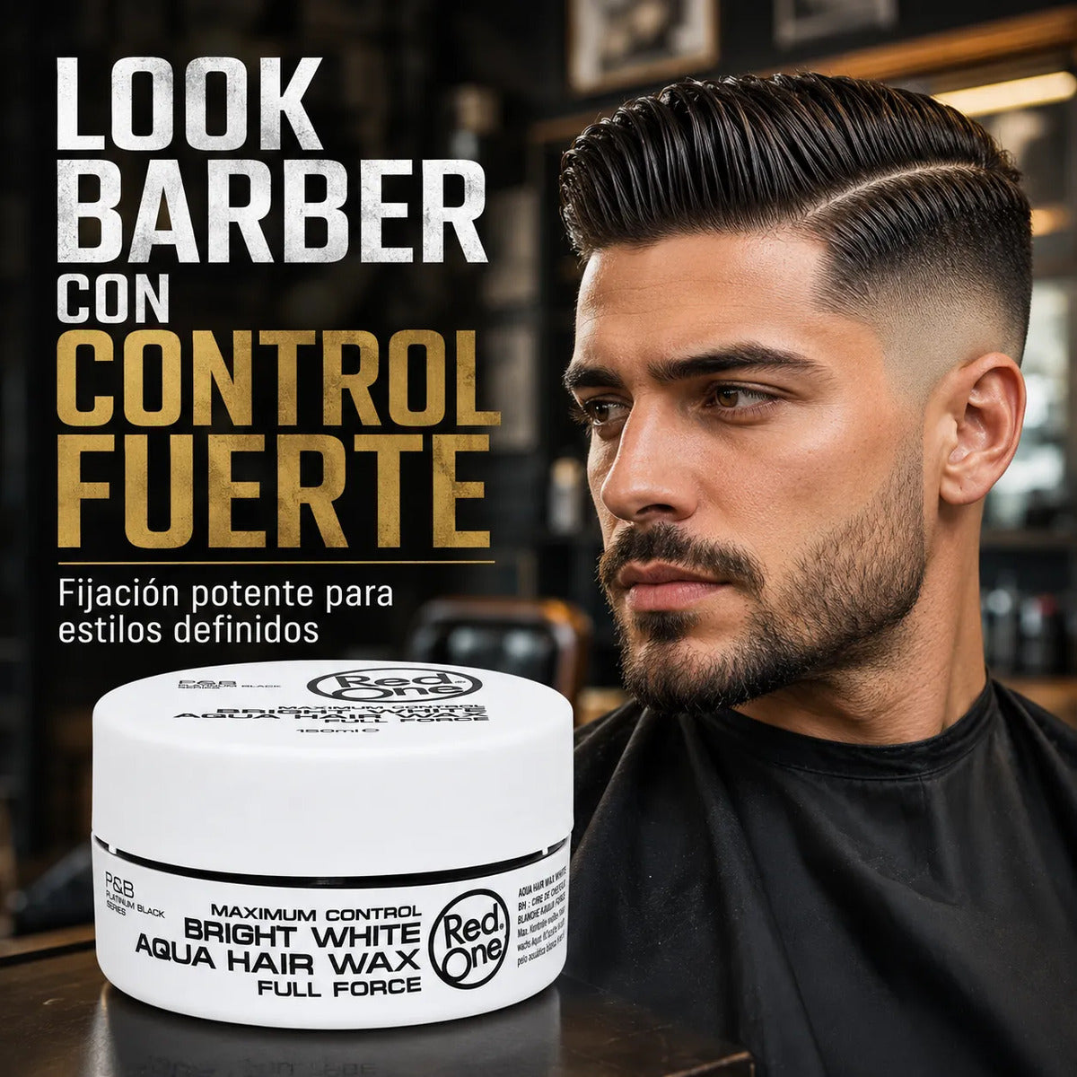 Cera Capilar Red One Bright White Control Fuerte 150ml