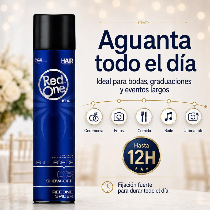 Laca Redone Spider 06 Fijación Profesional Sin Retoques 400m