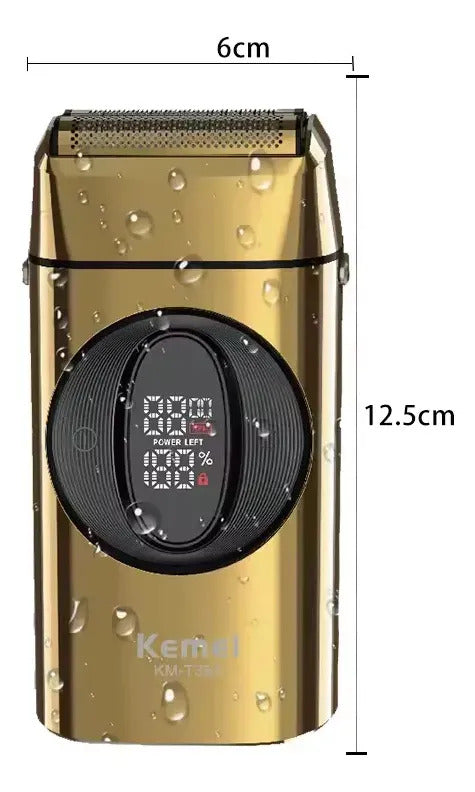Maquina Kemei T397 Rasuradora Eléctrica Gold 2en1 Afeitadora