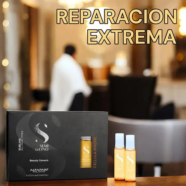 Ampolla Alfaparf Beauty Genesis 13ml Semi Di Lino - Elixir Células Madre