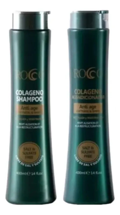 Pack Capilar de Colágeno Revitalizante Profesional - Shampoo y Acondicionador