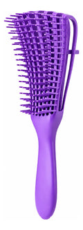 Cepillo  Cabello Rizado Desenreda Fácil Cerdas Violeta