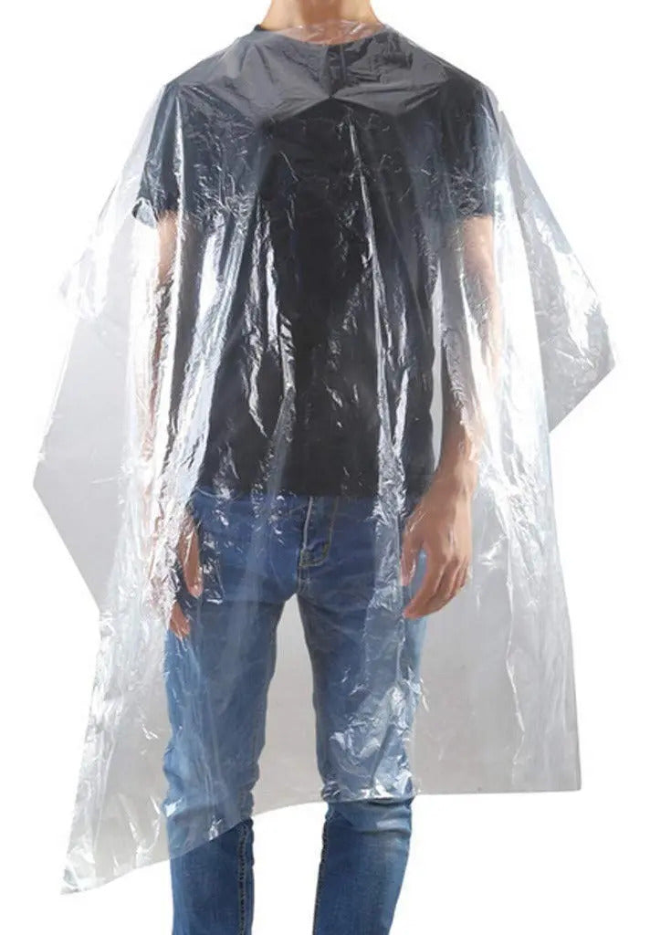 Pack 50 Capas Desechables Impermeables para Barbería y Peluquería