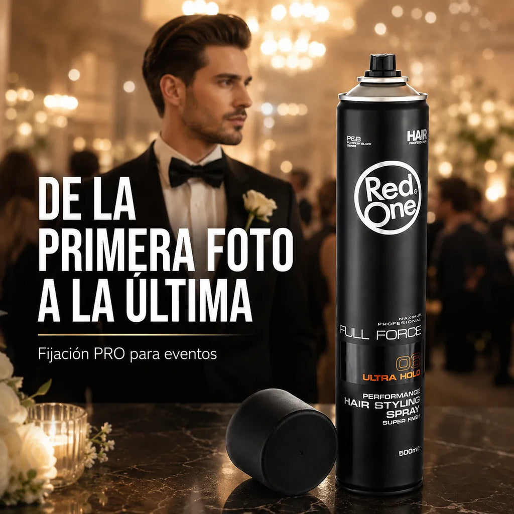 Laca Fijadora Cabello Profesional Red One Full Force