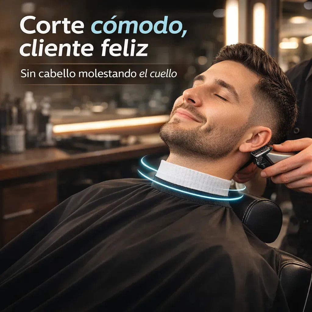 Papel De Cuello Barbería Higiene Adhesivo 5 Unidades