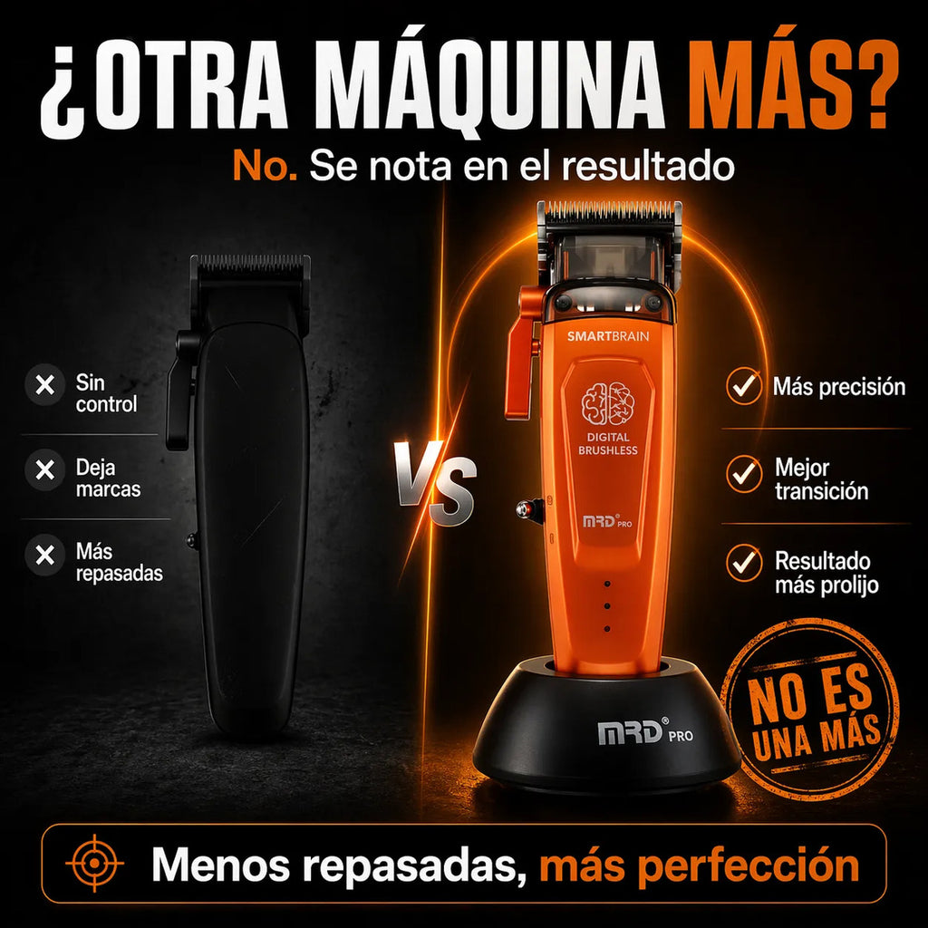 Maquina De Cortar Pelo Mrd Pro Orange Smart Brain Hc-90-4