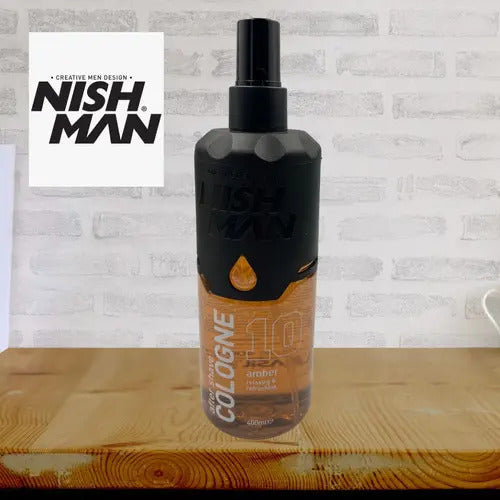 After Shave Nishman Amber Nº10 - Loción Profesional Refrescante 400ml