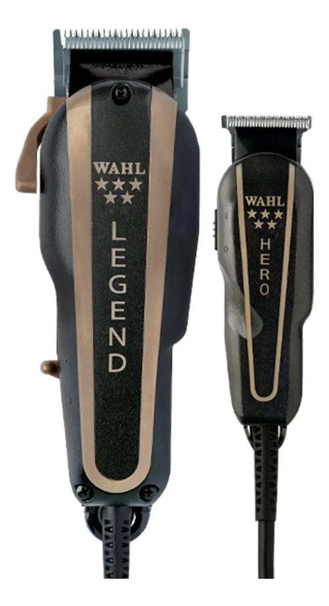 Set Wahl Legend Clipper + Hero Trimmer Profesional Barbería