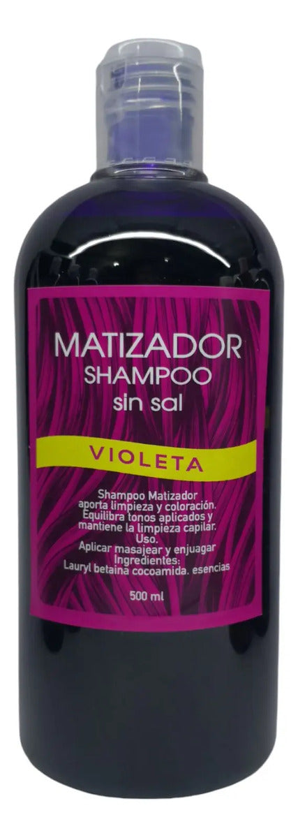 Shampoo Matizador Profesional - Neutralizante de Tonos para Cabello Teñido y Decolorado