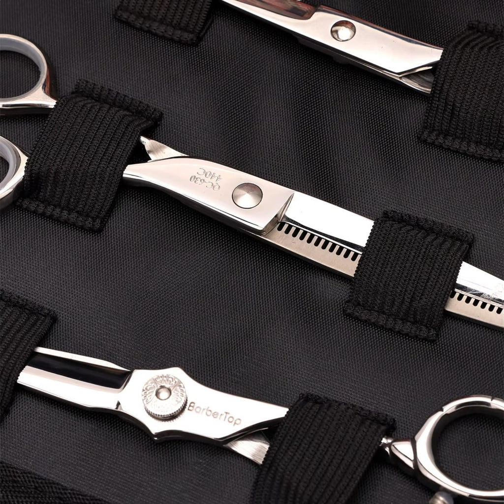 Maletín Organizador Profesional Negro para Barbería | Porta Máquina y Tijeras