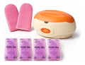 Kit Parafina Completo Olla 3kg + 4 Ceras 450g + 2 Guantes