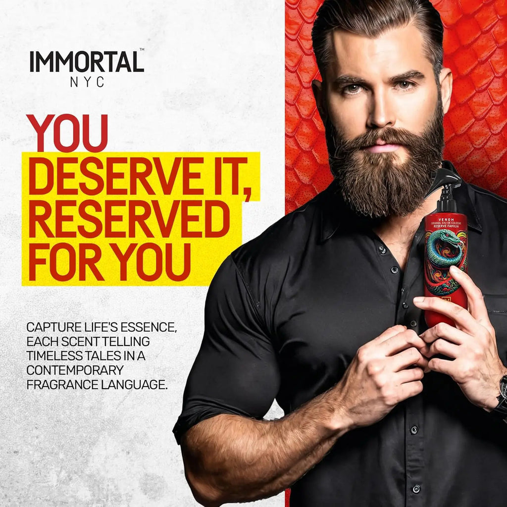 After Shave Immortal Venom Spray Premium - Loción Post Afeitado 500ml
