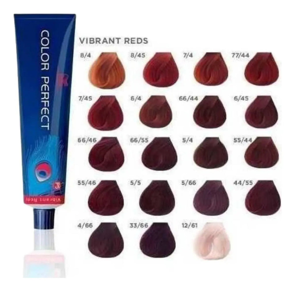 Tinte Wella Color Perfect Permanente 100% Cobertura Canas + Emulsión