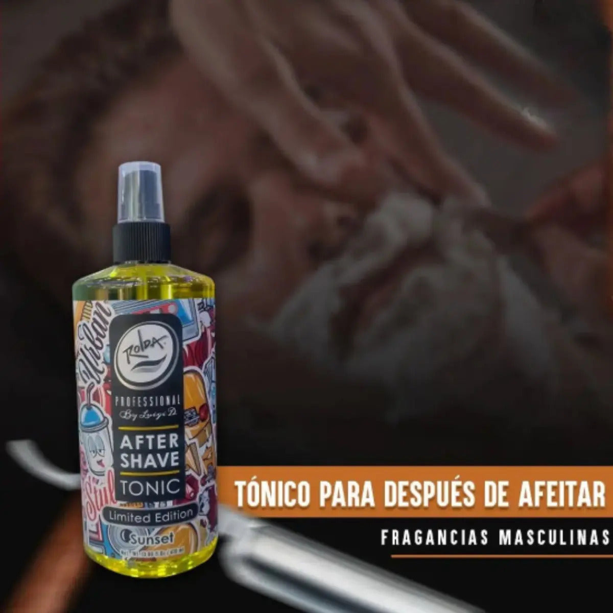 After Shave Colonia Rolda Sunset - Loción Post Afeitado Premium 410ml