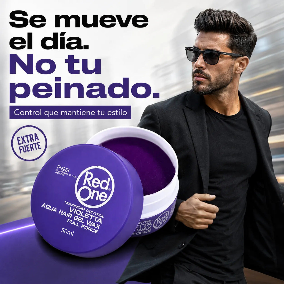 Cera Capilar Red One Look Barber Extra Fuerte Violetta 150ml
