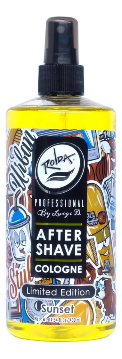 After Shave Colonia Rolda Sunset - Loción Post Afeitado Premium 410ml