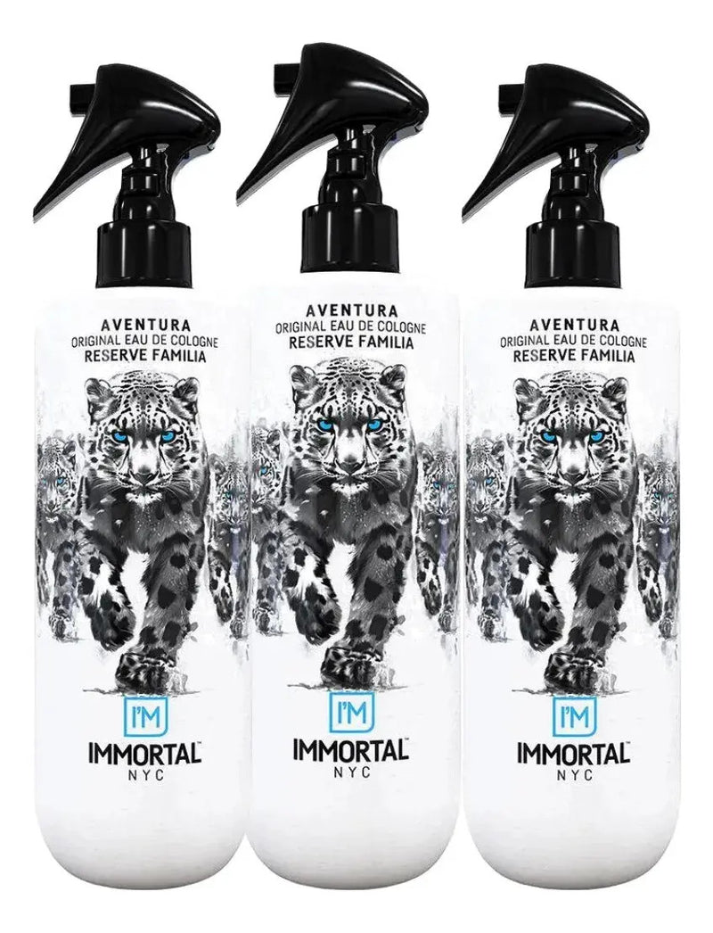 After Shave Colonia Immortal Aventura - Loción Profesional Post Afeitado 500ml