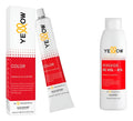 Kit Tintura Yellow Alfaparf 100ml + Oxidante 150ml - Coloración Permanente Profesional