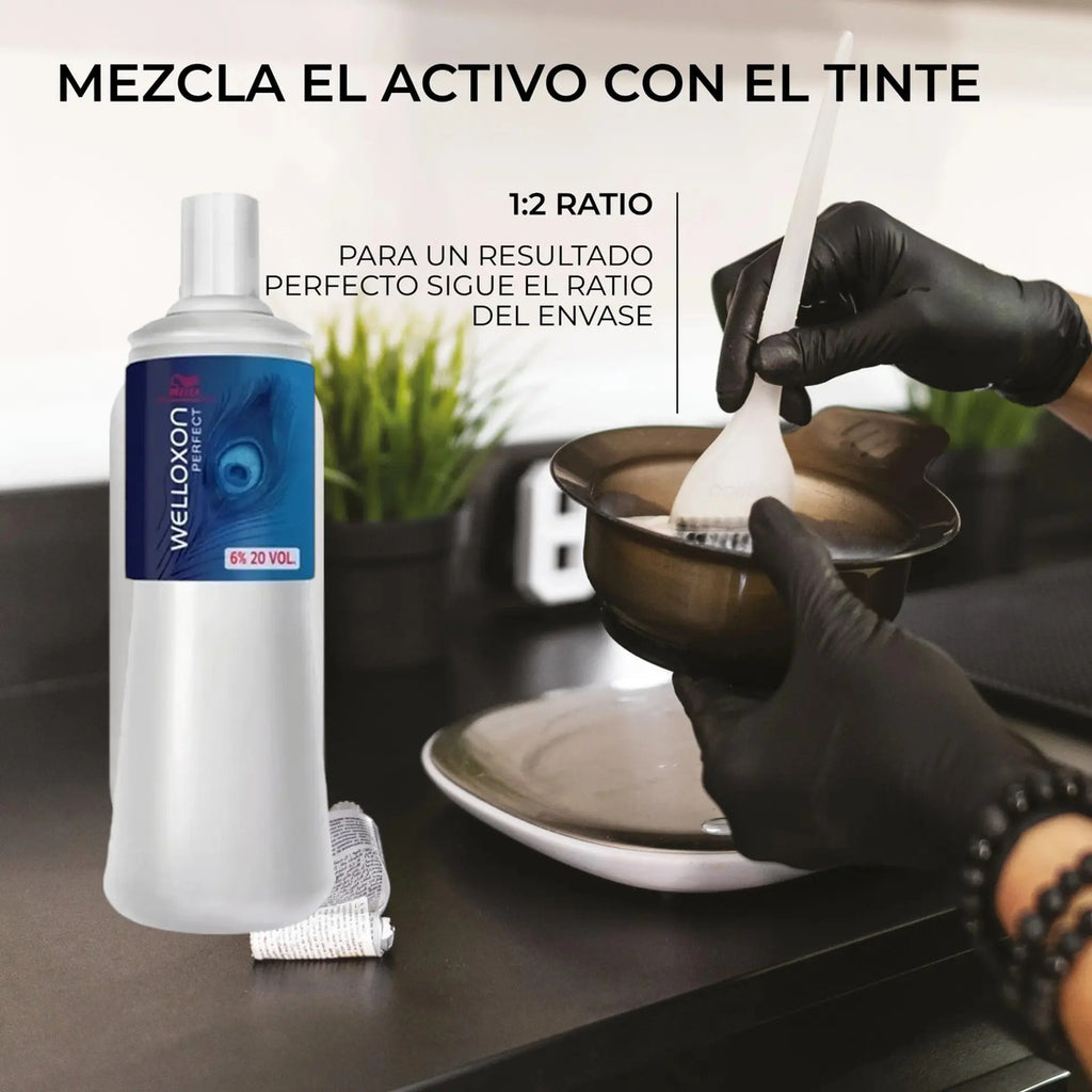 Agua Oxigenada Wella Welloxon Perfect 1L Oxidante Profesional