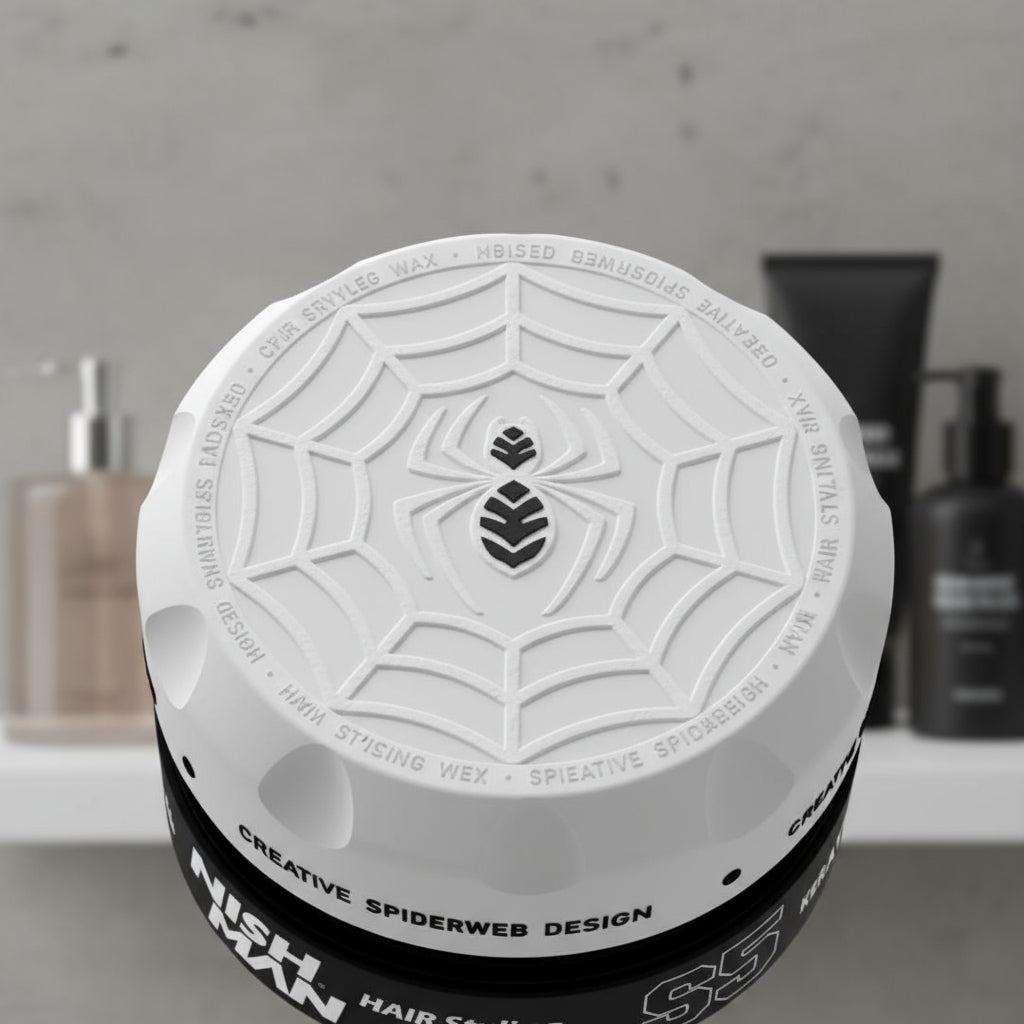 Cera Nishman S5 Spider Wax White 150ml - Efecto Telaraña y Fijación Flexible