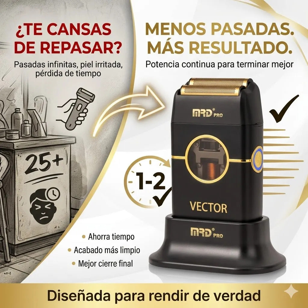 Maquina Cortar Pelo Mrd Shaver Rasuradora Vector 13.000rpm
