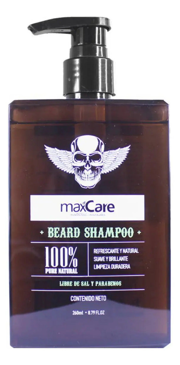 Kit de Cuidado para Barba Profesional - Aceite, Bálsamo y Cepillo de Madera