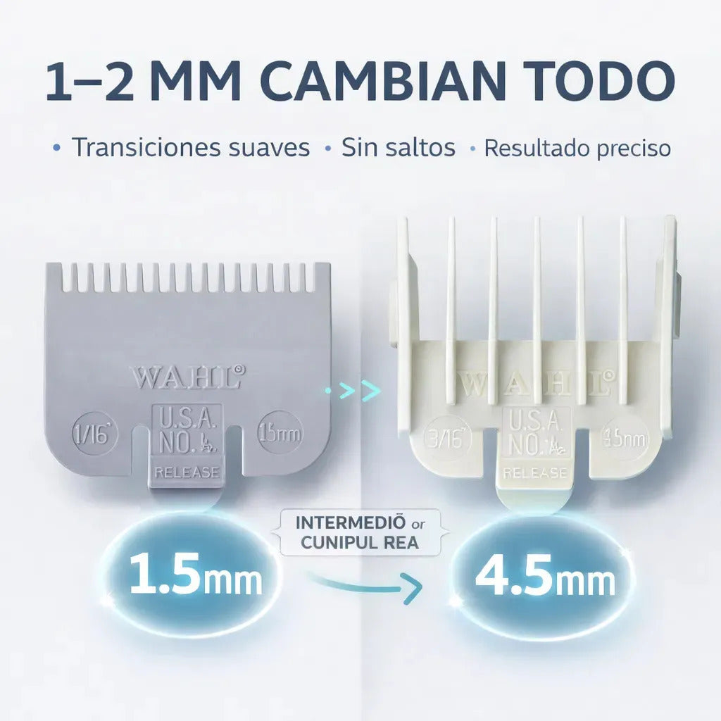Peines Intermedios Wahl Profesionales Ajuste A La Perfección