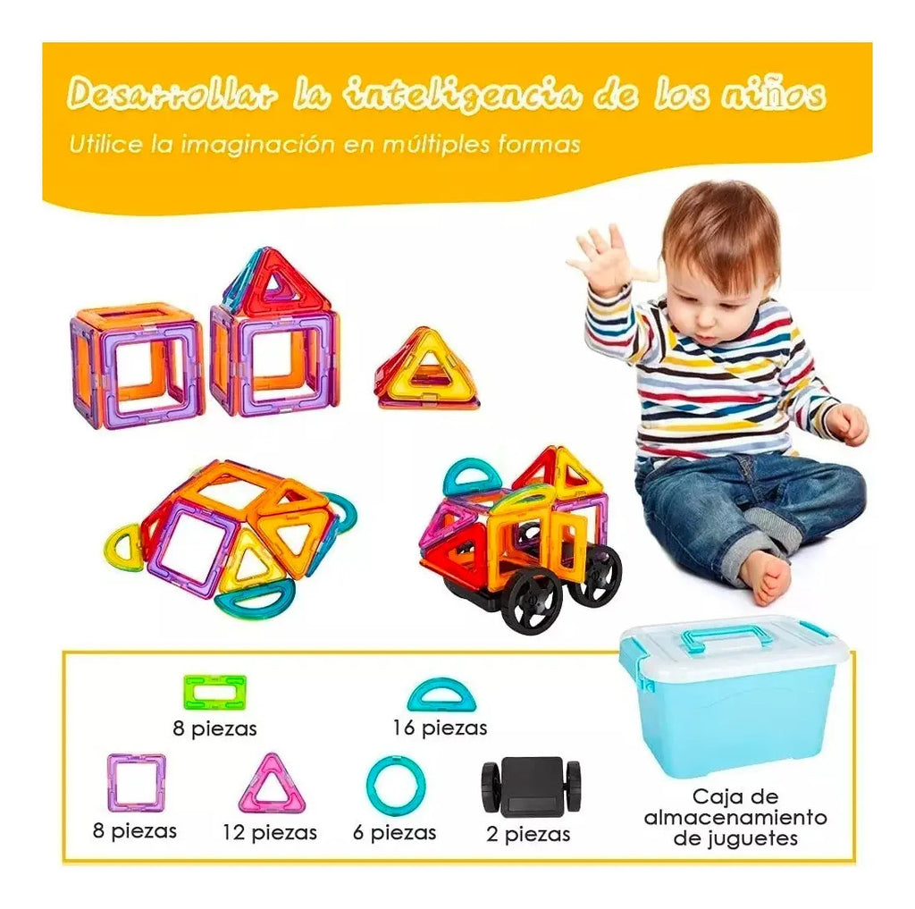 Bloques Para Ninos Bloques Grandes Imanes Para Ninos 52 Pcs