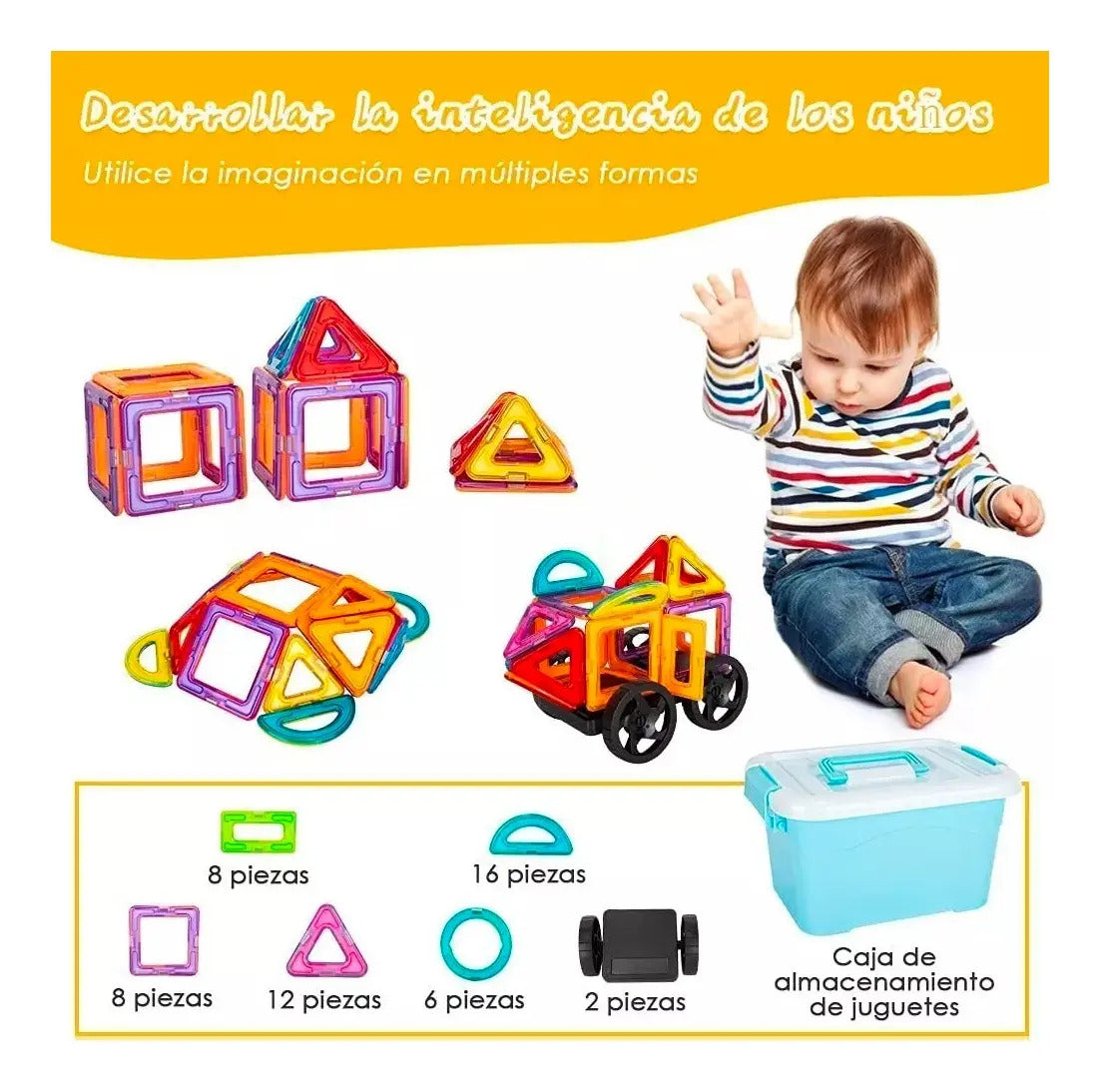 Bloques Para Ninos Bloques Grandes Imanes Para Ninos 52 Pcs