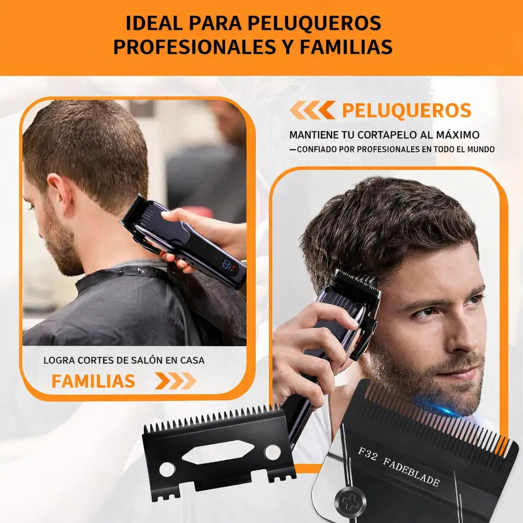 Repuesto Cuchilla Wahl Vapor Cortapelo Profesional F32 Negro
