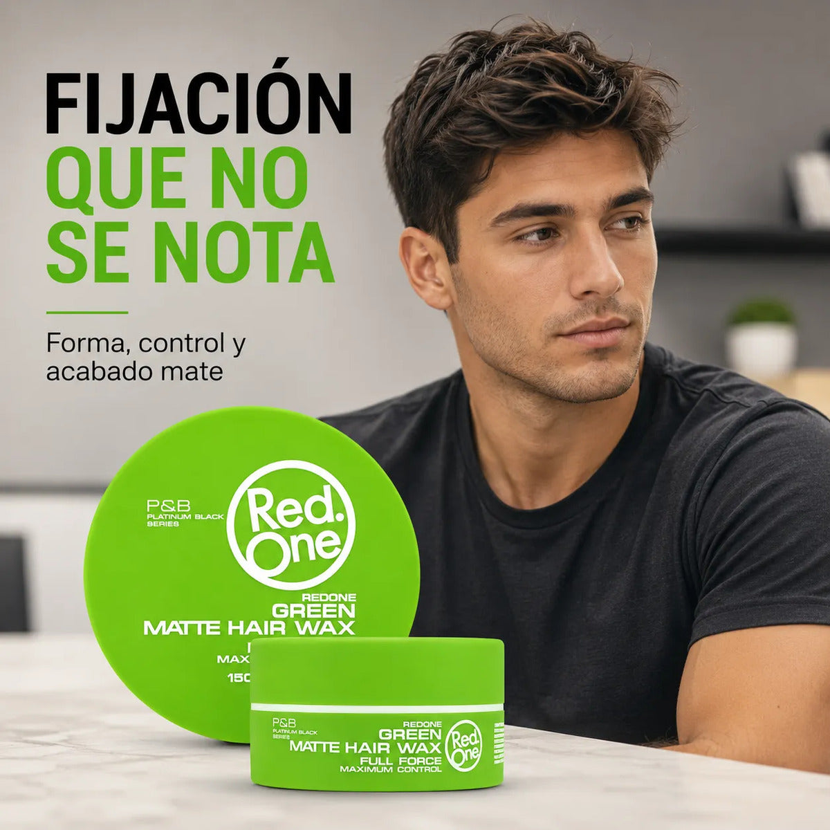 Cera Capilar Red One Green Matte Fijación Firme 150ml