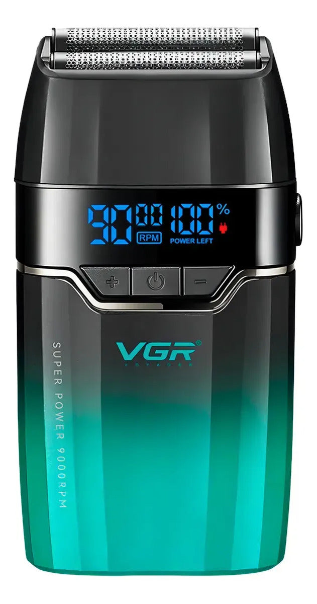 Afeitadora Vgr Barba Carga Rápida Shaver 9000 Rpm - V-308