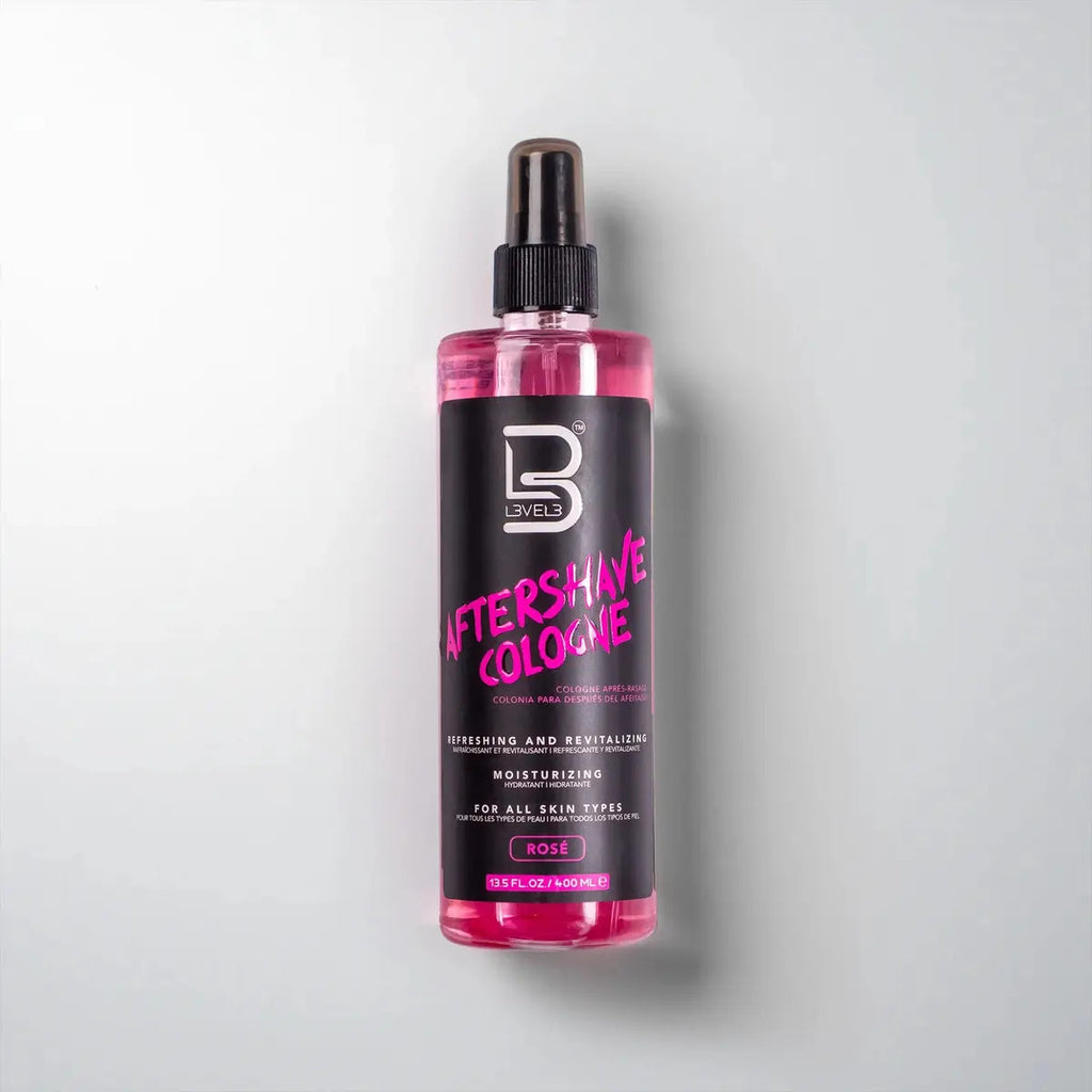 After Shave Colonia Level 3 Rose - Loción Post Afeitado Profesional 400ml