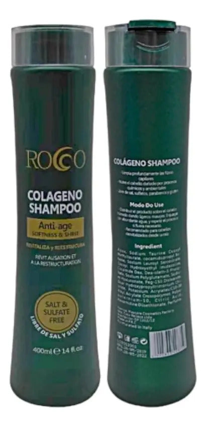 Pack Capilar de Colágeno Revitalizante Profesional - Shampoo y Acondicionador